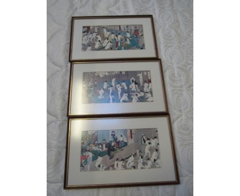  Sale Item:    3 JAPANESE BATHS PRINTS   Vat Status:   No Vat   Buyers Premium:  This lot is subject to a Buyers Premium of 1