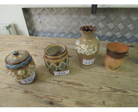  Sale Item:    4 PCS DOULTON WARE (AF)   Vat Status:   No Vat   Buyers Premium:  This lot is subject to a Buyers Premium of 1