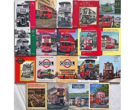 Quantity (19) of BUS BOOKS published by Capital Transport including LT, RT, ST, STLs, RF, T, Routemaster (both volumes), Lond