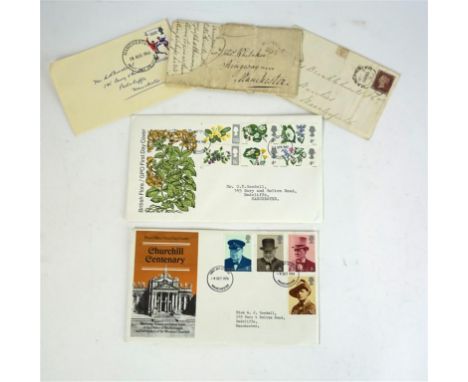 A collection of British stamps
Comprising a quantity of pre decimal Queen Elizabeth II first day covers, George VI and Queen 