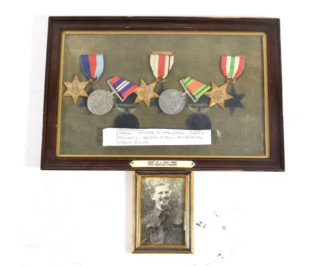 A Second World War Casualty Group of Five Medals, awarded to Lieutenant G J Mac Phee, 51st Highland Division, comprising 1939