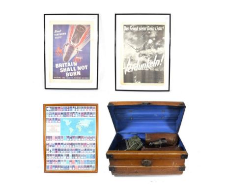 A Collection of Militaria, including two pairs of officer's leather gaiters, a pair of leather spats, a leather cartridge bel