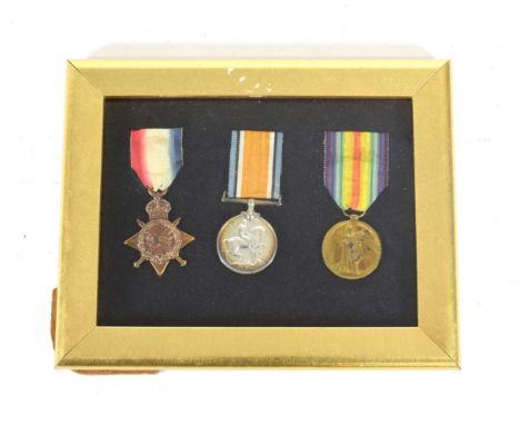 A First World War Trio, comprising 1914-15 Star, British War Medal and Victory Medal, to 69197 CPL.J.SCULLY.L'POOL R., in a m