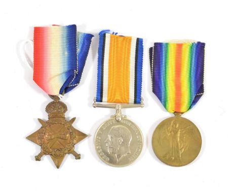 A First World War South Africa Allied Forces Trio, of 1914-15 Star, British War Medal and Victory Medal, awarded to LT. R.O.M