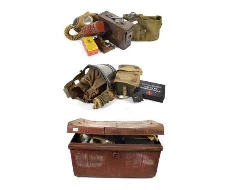 A Quantity of Militaria, including six military posters for the 7.62mm Self Loading Rifle Mechanism; Rocket, 66mm, Heat, L1 (