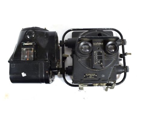 Air Ministry Aircraft Camera Equipment, comprising:- Type F97 Mk2 Stereo Aerial Reconnaissance camera made by Wray of London 