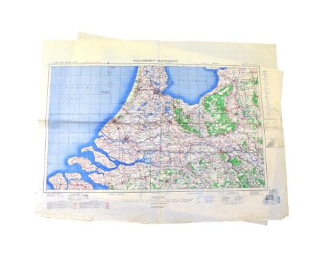 A Collection of Approx. 90 Second World War Military Maps, comprising: a part run (consecutively numbered 1-40) of German map