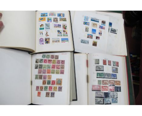 A Worldwide Stamp Collection, (including British Commonwealth), early to modern, housed in three loose leaf albums, plus a sm