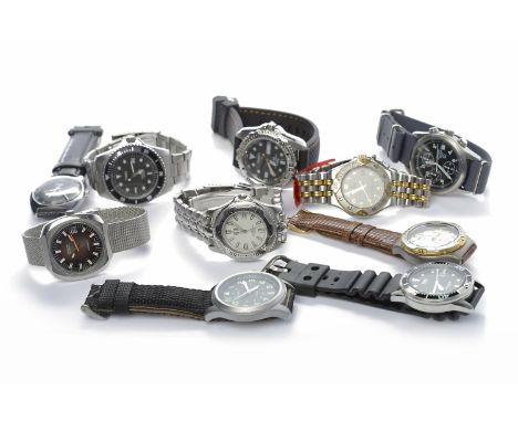COLLECTION OF VARIOUS GENTLEMAN'S WATCHESincluding Casio,Sekonda, Pulsar etc (10)