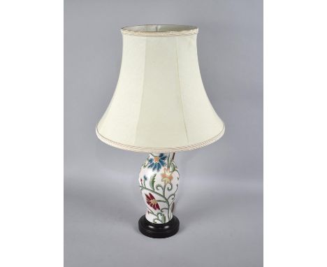 A Modern Ceramic Table Lamp and Shade 