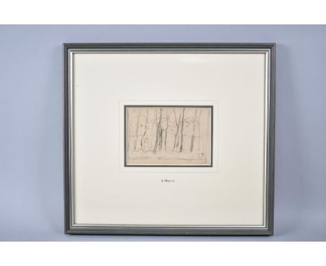 A Framed Pencil Sketch, By A Mauve, Subject 15x10cm 