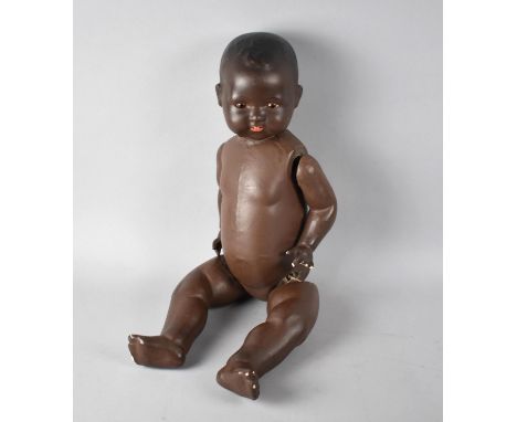 A Vintage Black Doll Stamped A.F Germany, No. 261/2, Some Condition issues 