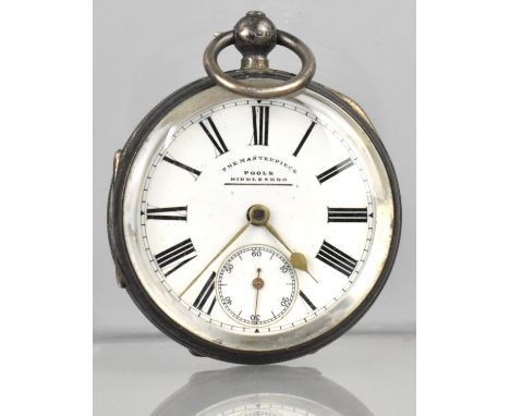 A Silver Cased Open Faced Pocket Watch, the Silver Case with Chester Hallmark and Makers Mark for The Lancashire Watch Co Ltd