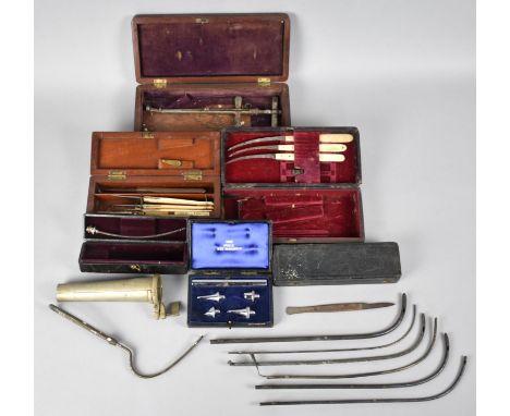 A Collection of Various Vintage Medical Cases and Tools 