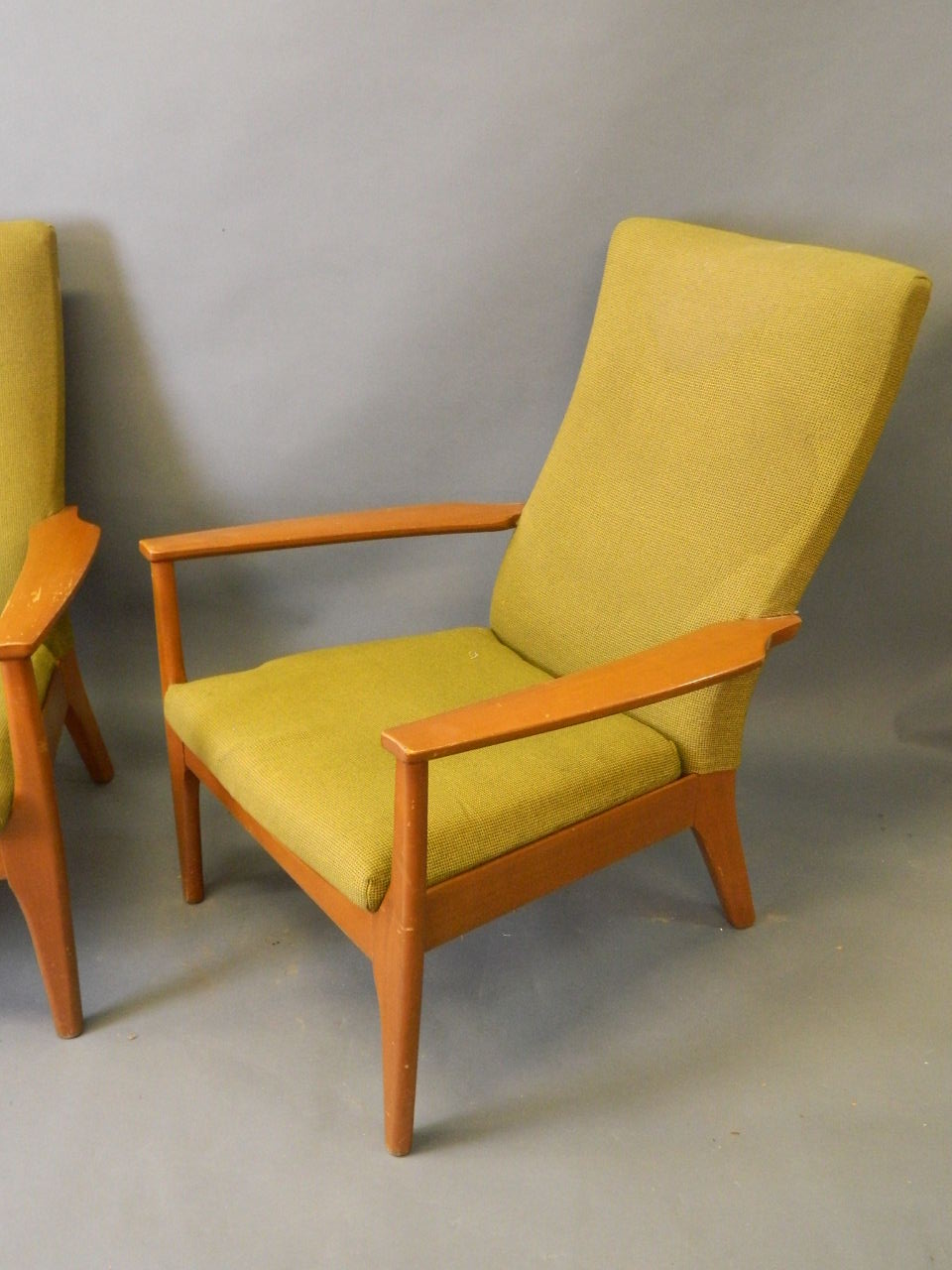 A pair of 1960s Parker Knoll open armchairs, model no. PK 988