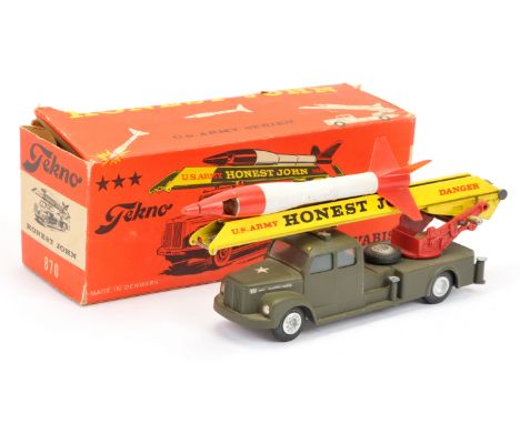 Tekno 870 "US Army" Honest John Missile Launcher - drab green cast hubs with windows and white star on&nbsp; doors only with 