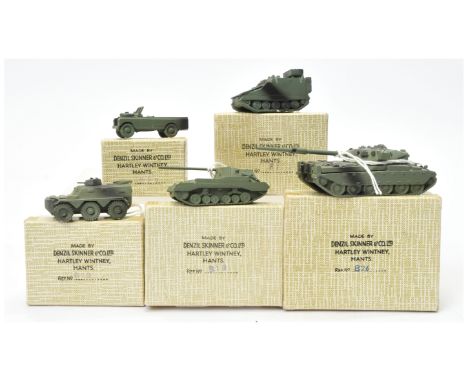 Denzil Skinner &amp; Co Ltd "Tanks of all Nations" series group of 5 x Military Vehicles to include - Land Rover, Armoured Ca