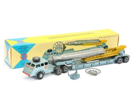 FJ Articulated Rocket Launcher - metallic, light metallic blue trailer, yellow launcher with grey rocket and scanner - Excell