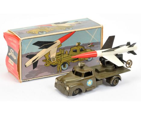 Tekno Military 948 Dodge Rocket Truck - gloss drab green including hubs without "TEKNO-948" on bonnet, white and blue star on