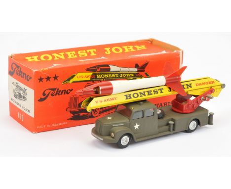 Tekno 870 "US Army" Honest John Missile Launcher&nbsp; - drab green cast hubs with windows and white star on bonnet and doors