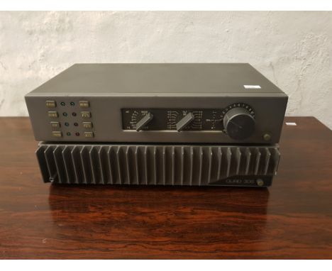 A Quad 34 control unit 038051 Quad 306 power amplifier 021900.
