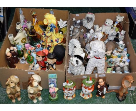 Animal Models and Figures - Purbeck wildlife; Goebel poodles; Duchy; Italian pottery; Mansion House Dwarves; nodding head fig