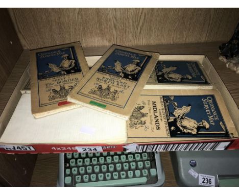 9 x 1930/40's Ordnance survey maps, 1 the Border, 3 England NE, 4 N.Wales, 7 S. Wales, 6A N. Midlands &amp; Lincs (no cover),