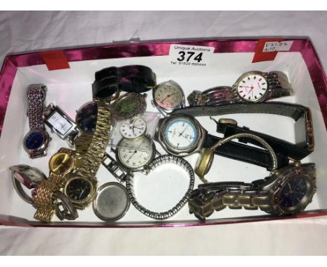 A quantity of wrist watches including Rotary, Oriosa etc.,