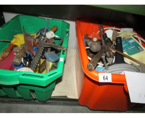 2 boxes of tools etc.,