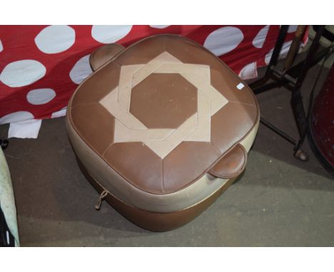 POUFFE, APPROX 38CM SQUARE