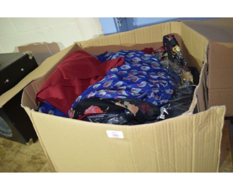 Large box of mixed vintage/ modern clothing