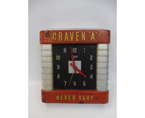 A Craven 'A' Smith Sectric wall clock, 13 x 14 1/2". 