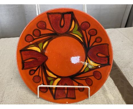 A Poole pottery shallow dish d26.5cm 