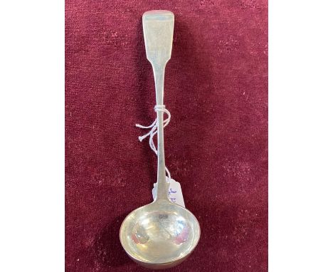 A hallmarked for Glasgow 1830 silver toddy ladle 34g 