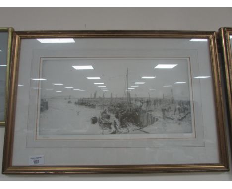 Framed limited edition print 61/950 signed 'Wyllie'