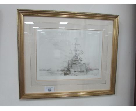 Framed print limited edition 51/950 signed 'Wyllie'