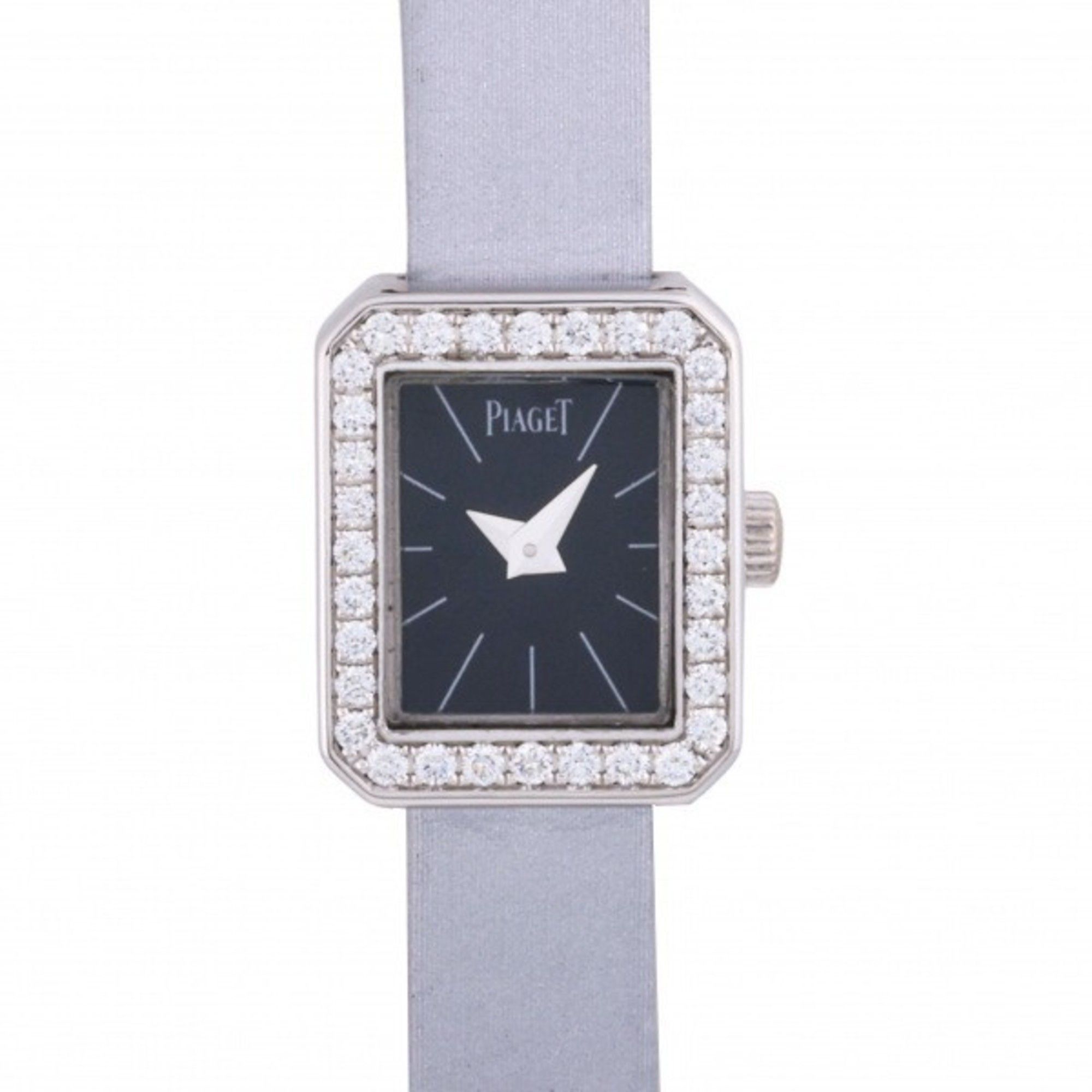 Piaget PIAGET Mini Protocol G0A34503 Black Dial Watch Women's __