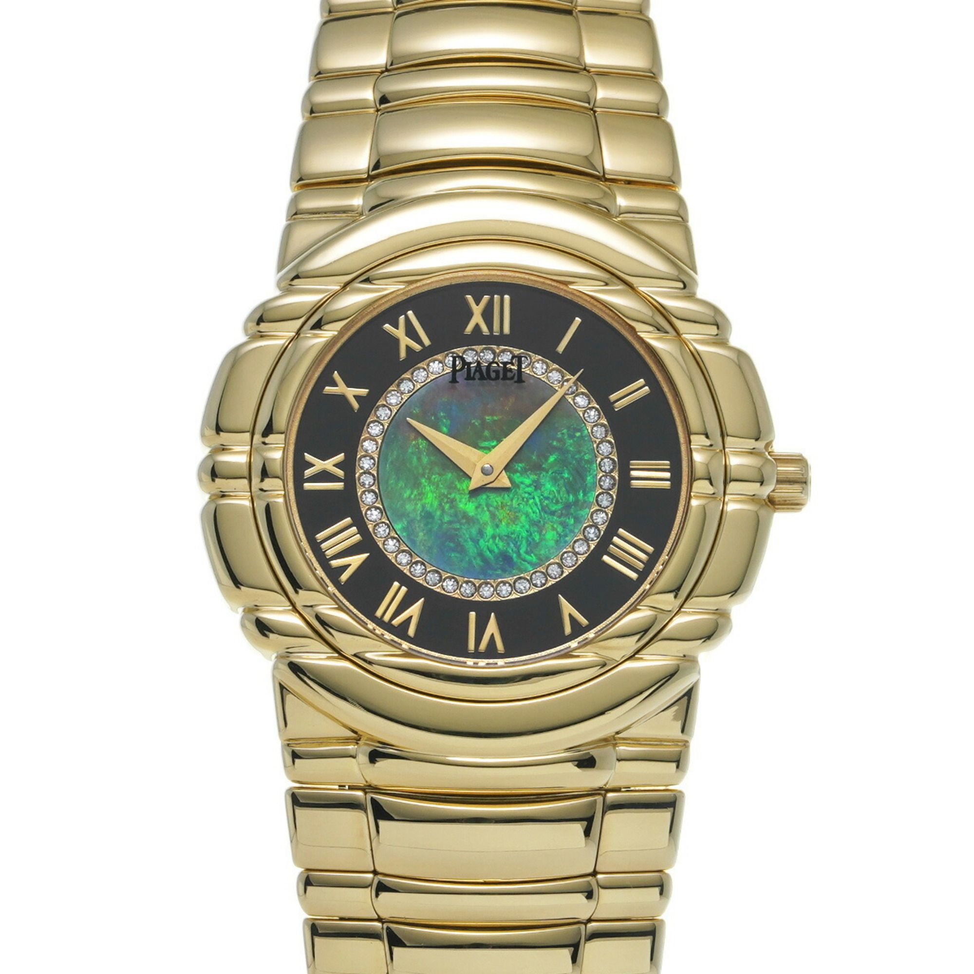 Piaget Tanagra 17041M401D Black/Opal/Diamond Boys' Watch Quartz