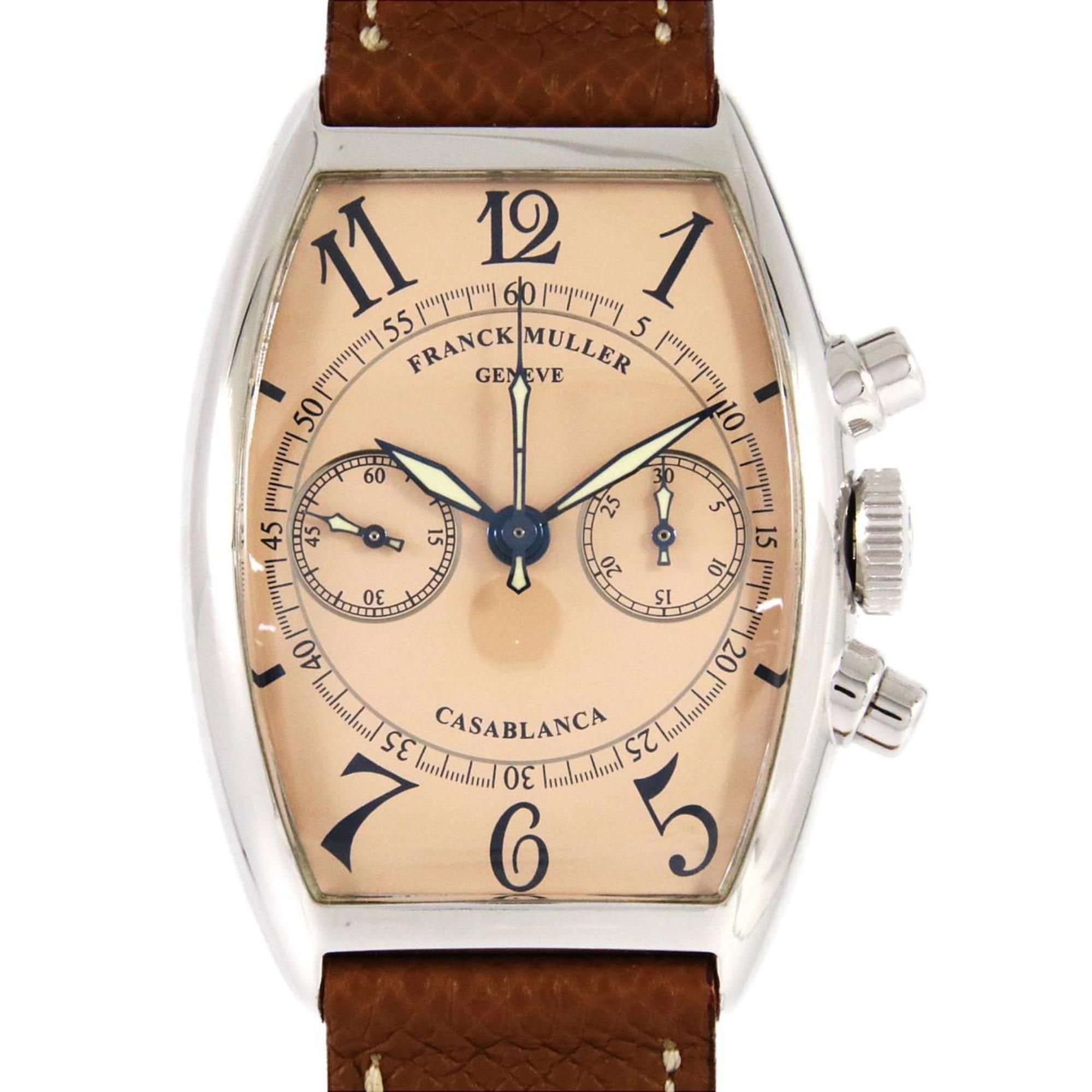 Franck Muller Casablanca Chronograph WG 5850CCC Watch Manual Winding