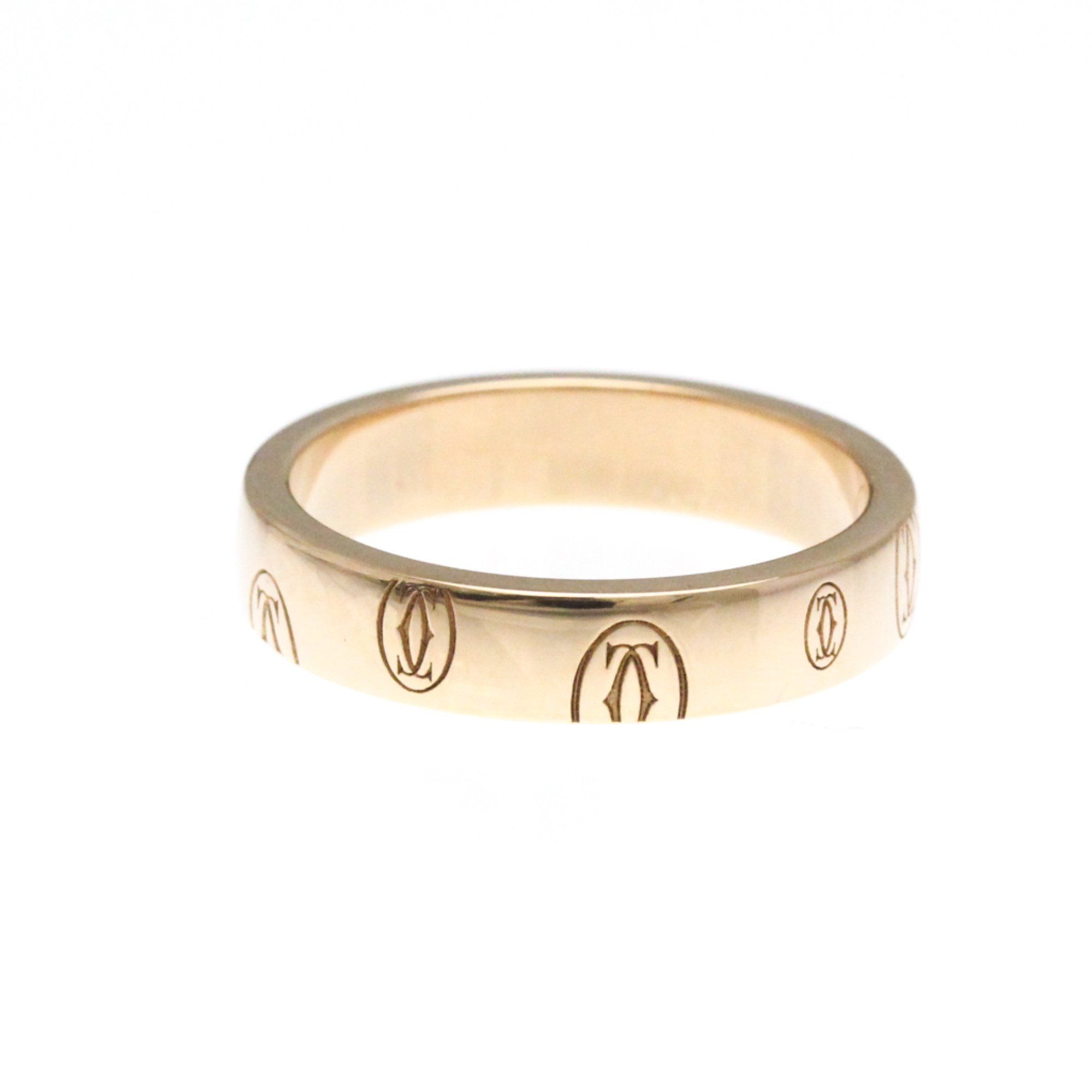 Cartier Happy Birthday Ring Pink Gold (18K) Fashion No Stone Band Ring Pink Gold