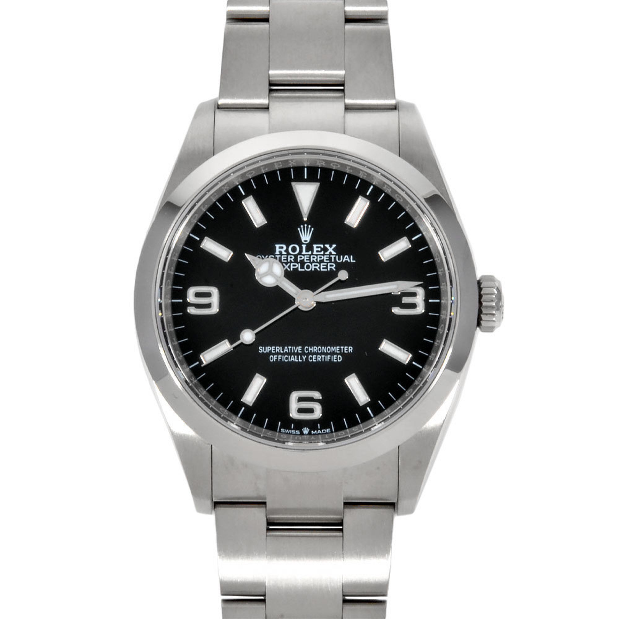 Rolex ROLEX 124270 Explorer I 36 Random Watch Automatic Black Dial SS 2023 Men's