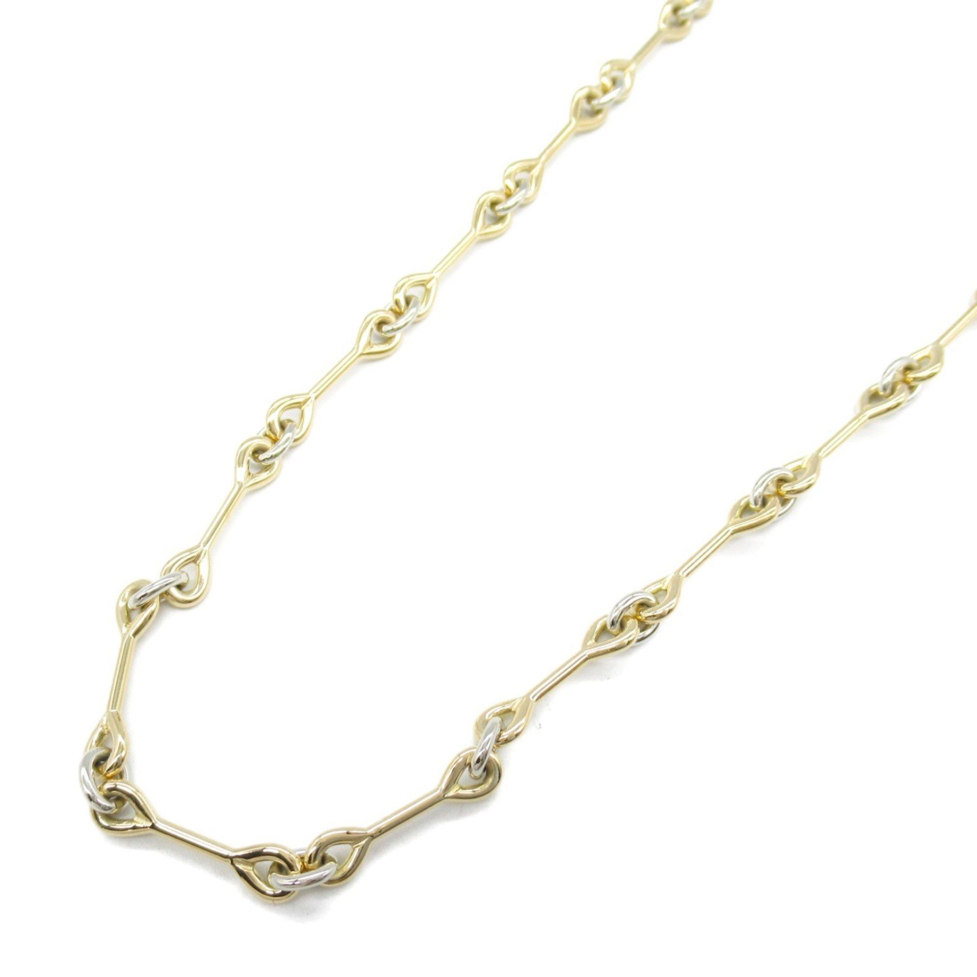 Cartier Necklace K18 (yellow gold) K18WG (white Men's Women's Gold Silver