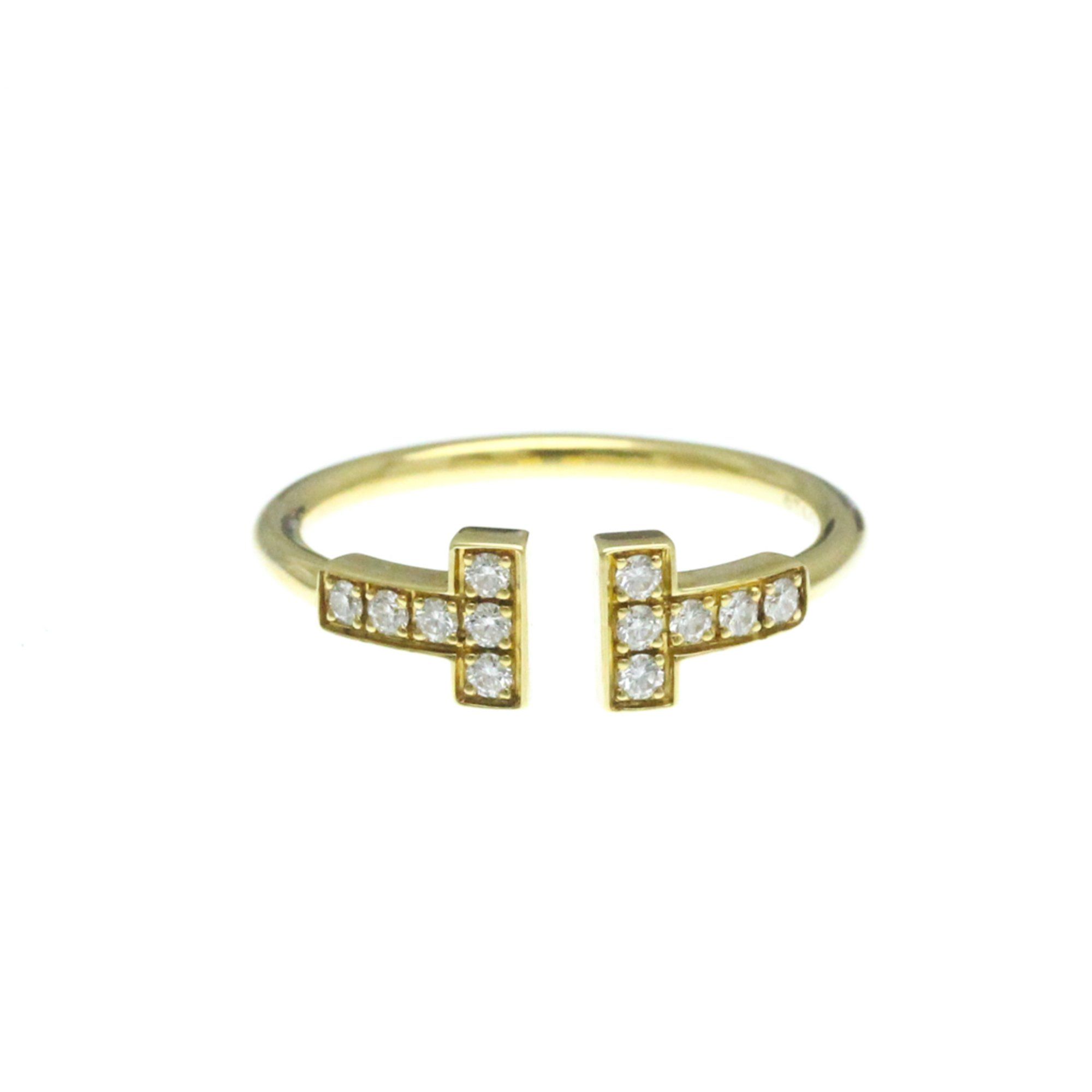 Tiffany T Wire Diamond Ring Yellow Gold (18K) Fashion Diamond Band Ring Gold