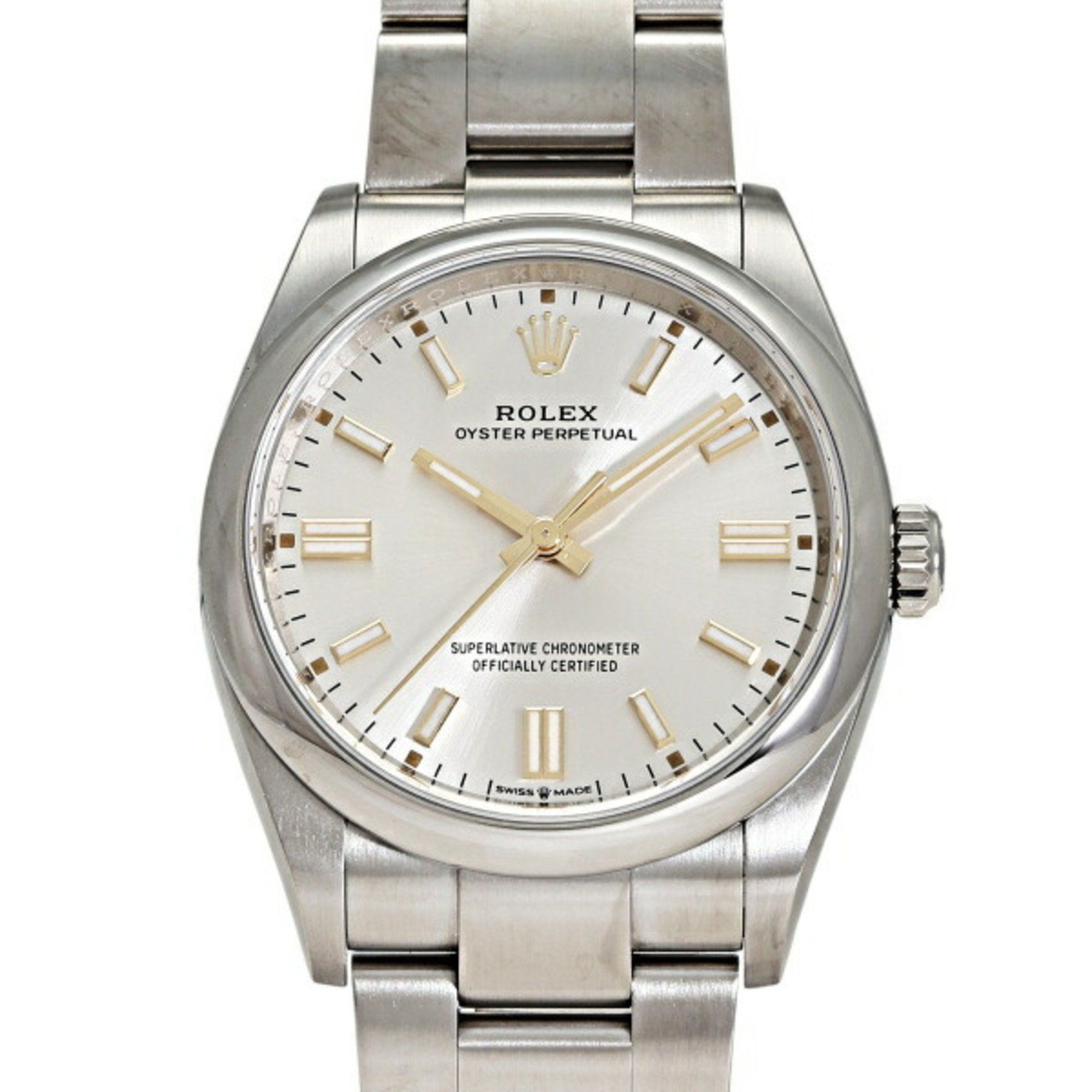 ROLEX Oyster Perpetual 36 126000 Silver Dial Men's Watch __