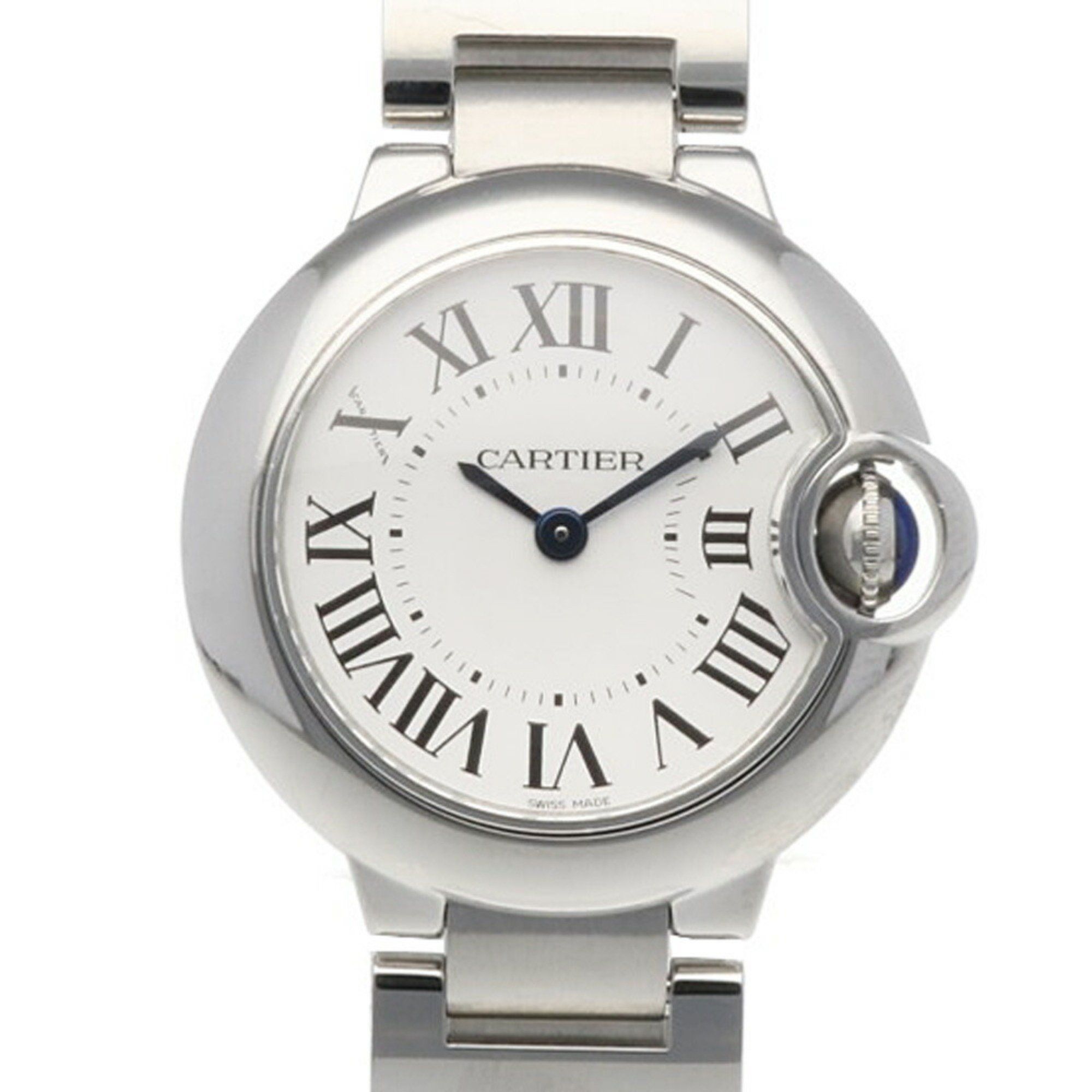 Cartier Ballon Bleu Watch, Stainless Steel 3009 Quartz, Women's,