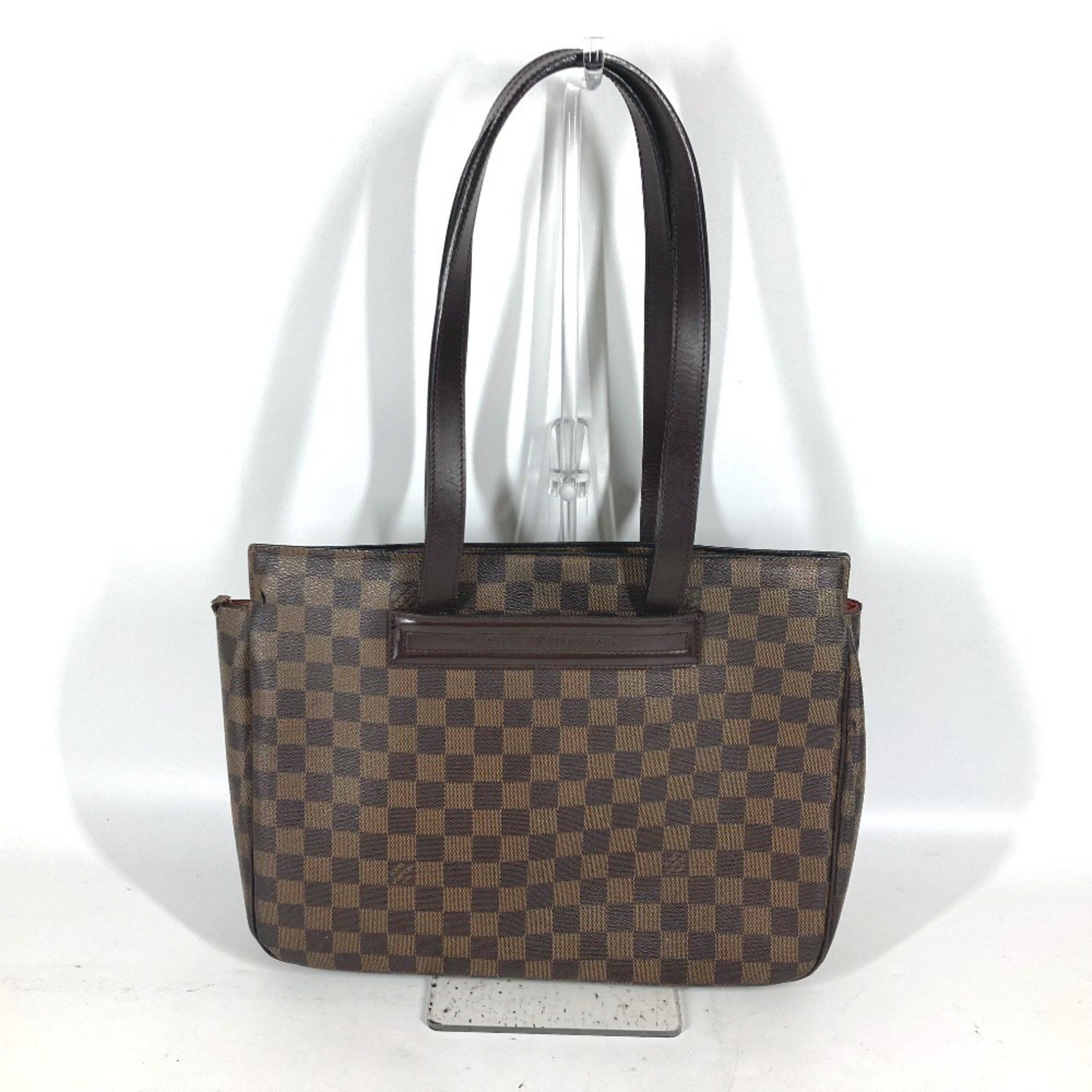 LOUIS VUITTON M51123 Parioli PM Shoulder Bag Tote Damier Canvas Women's Ebene Brown