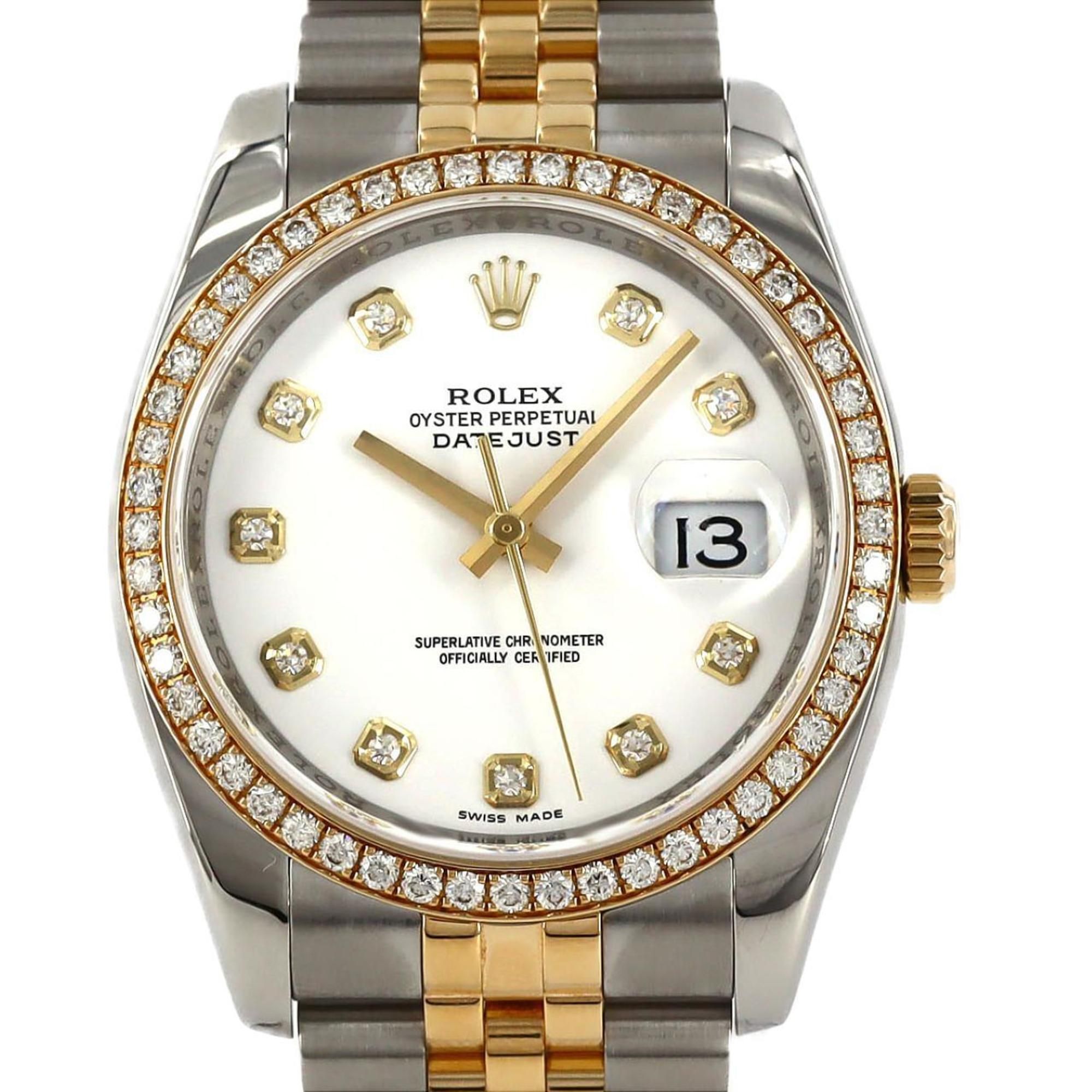 Rolex Datejust 116243G SSxYG Wristwatch Automatic Random Number