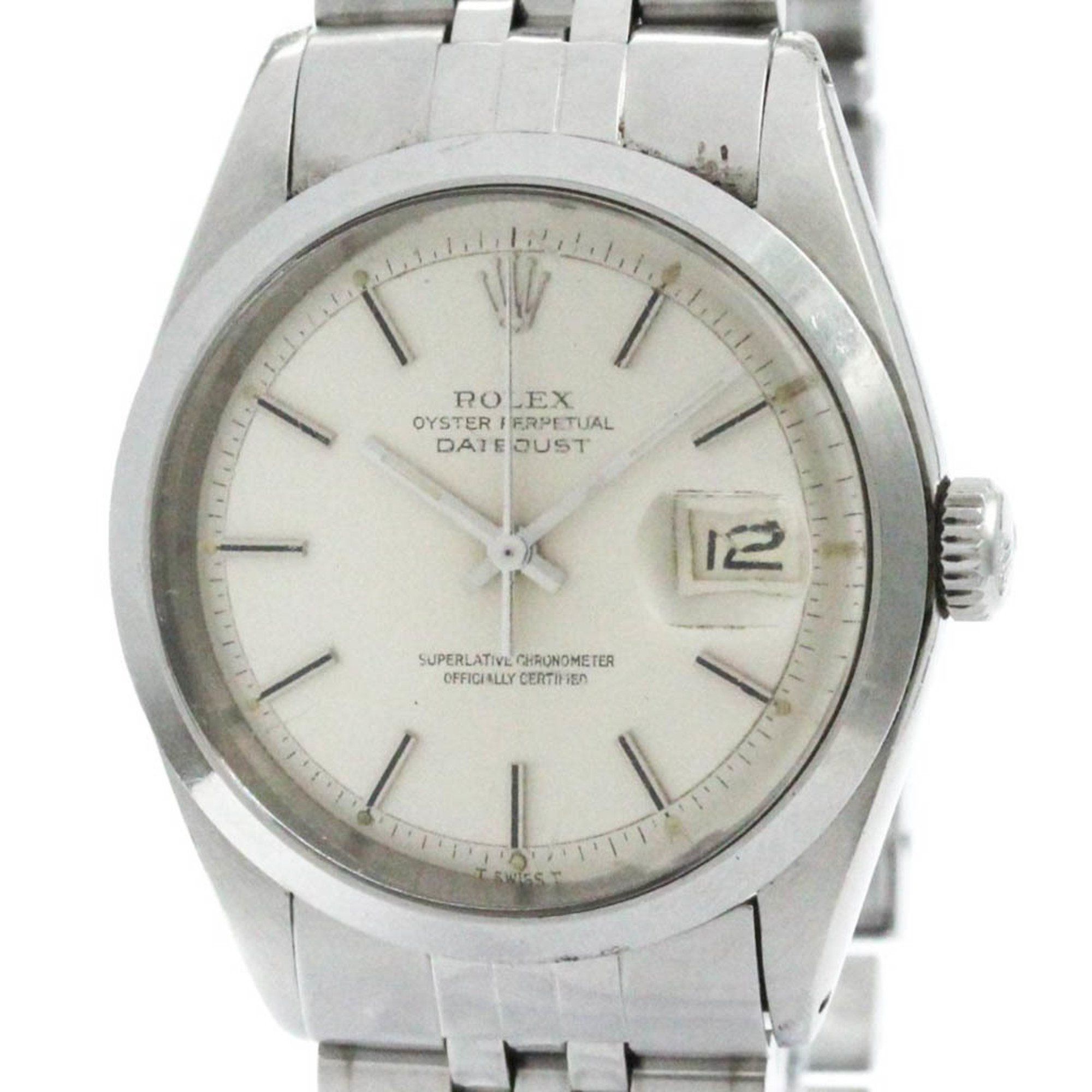 ROLEX Datejust Stainless Steel Automatic Mens Watch 1600