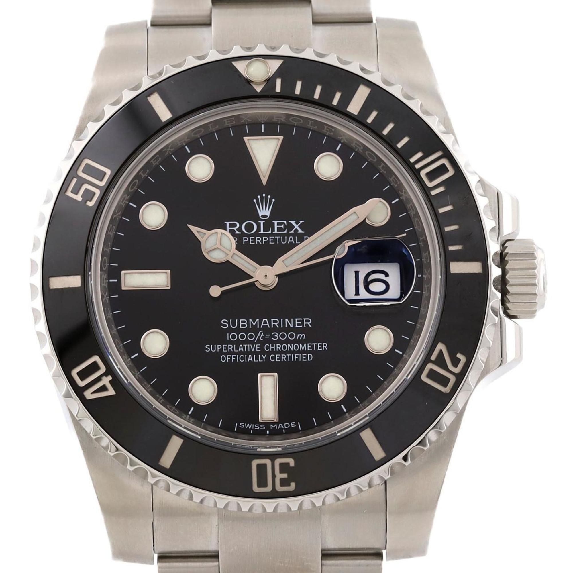 Rolex Submariner Date 116610LN SS Wristwatch Automatic Random Number