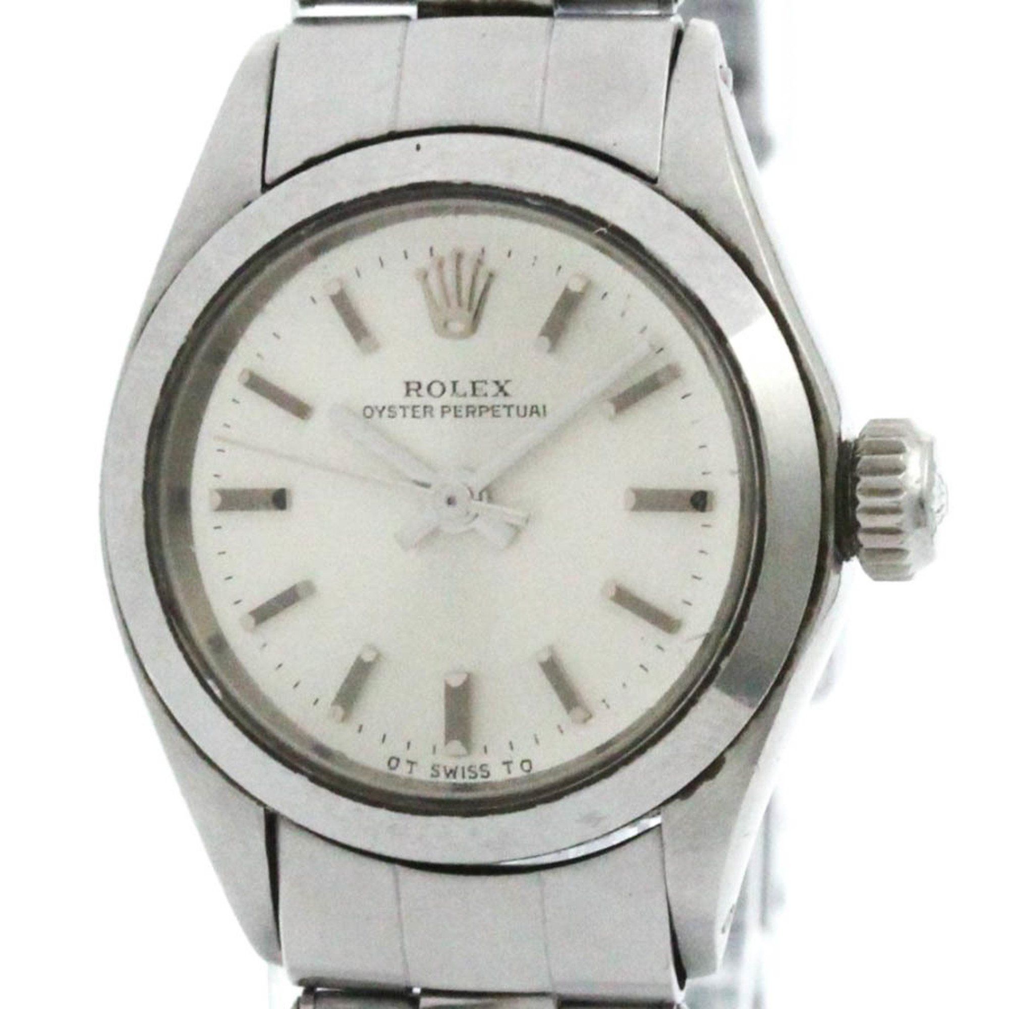 Vintage ROLEX Oyster Perpetual 6618 Steel Automatic Ladies Watch